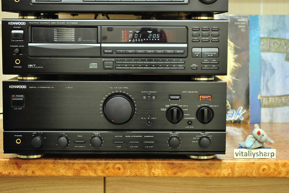 СУПЕРСТОЙКА! KENWOOD DA-9010(ЦАП)+CD, minidisc, эквалайзер, тюнер.