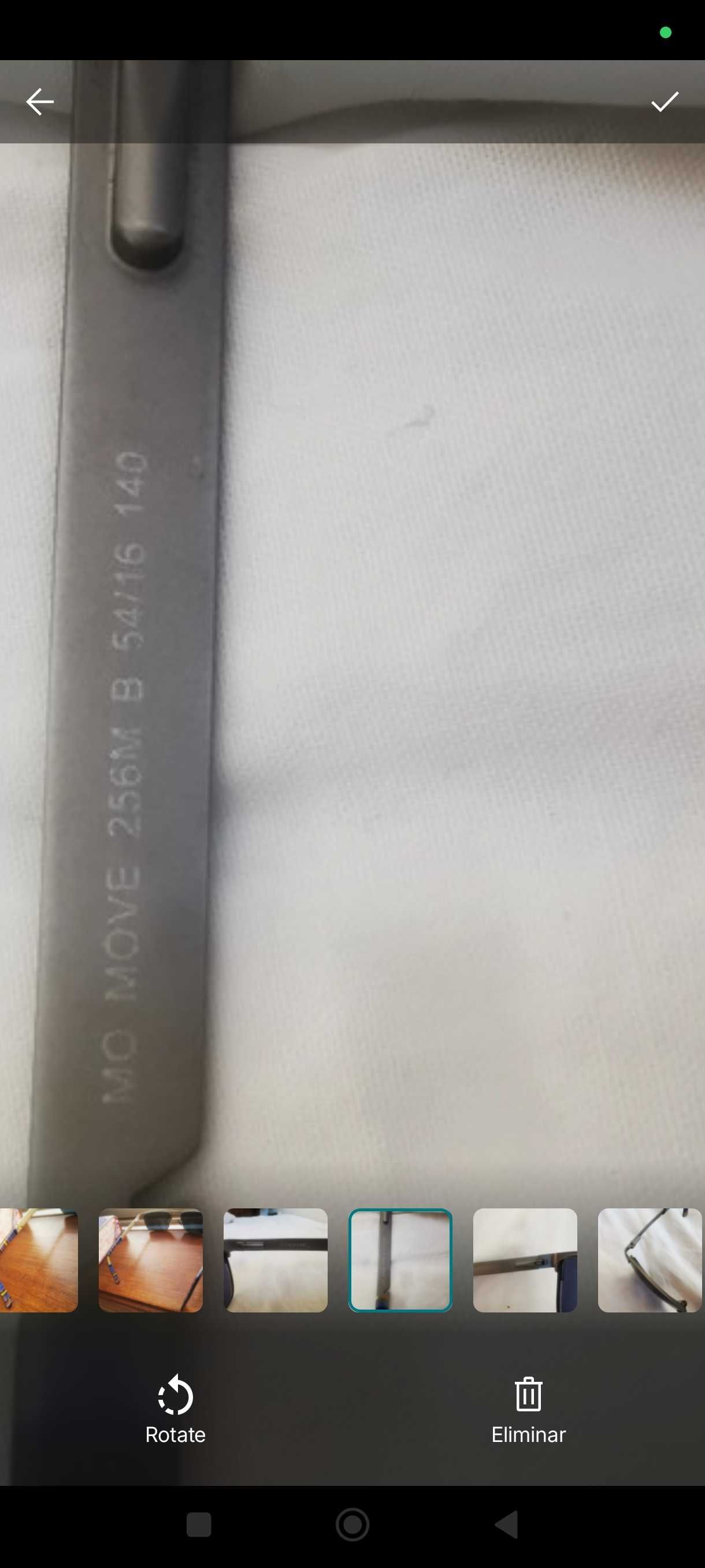 óculos Mo eyewear 
modelo - mo move 256 m B