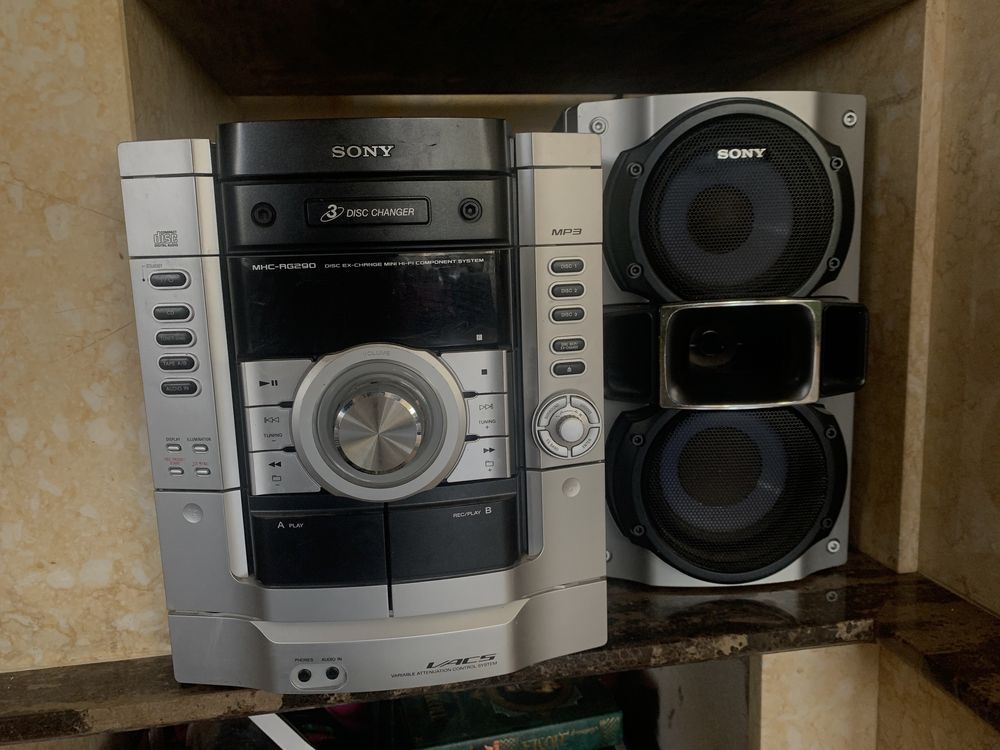 Колонки радио магнитофон музыкальный центр sony MHC-RG290