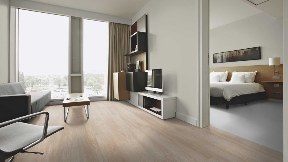 Bardzo mocna wykładzina PCV/ LVT Allura Dryback 63641DR5 jasne drewno