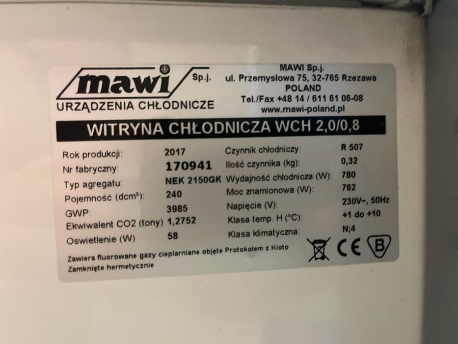 Lada chlodnicza sklepowa