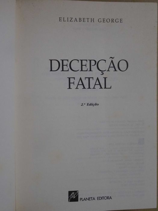 Decepção Fatal de Elizabeth George
