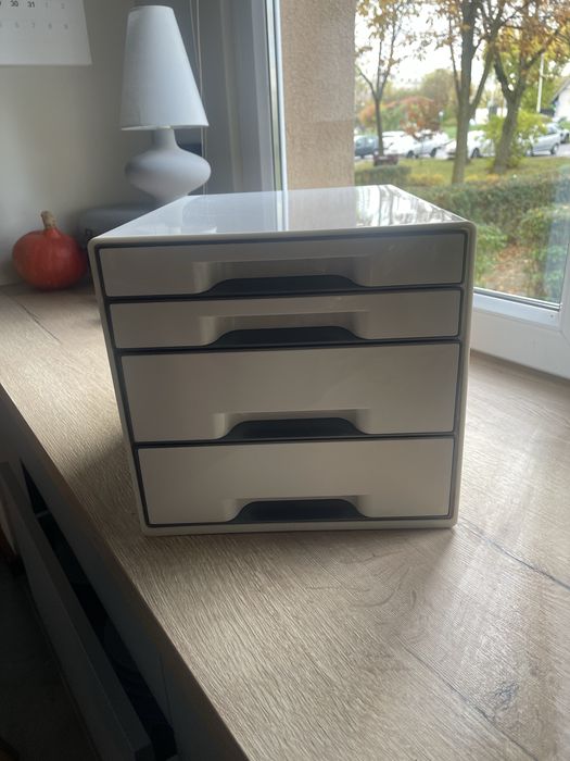Leitz organizer, kontenerek, pojemnik na dokumenty