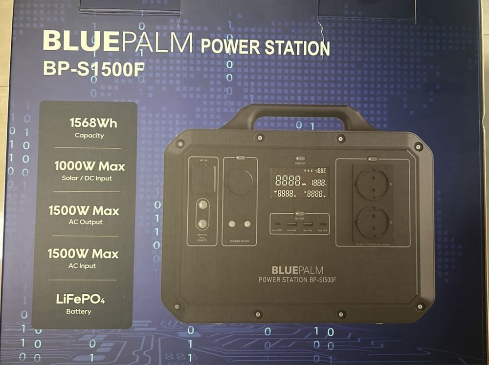 Зарядна станція BLUEPALM BP-S1500F (BP-S1500F) 1568Wh LifePO4