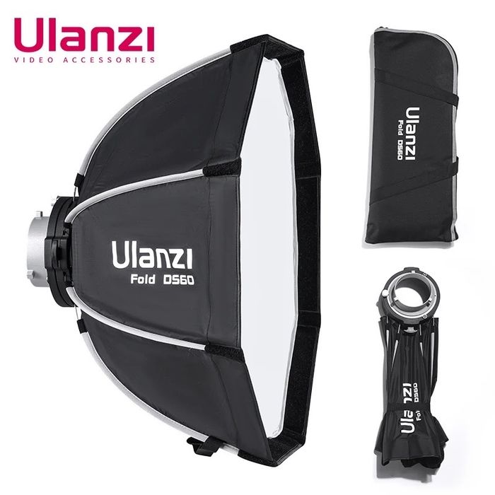 Ulanzi Fold DS 60 см/80 см софтбокс швидкоскладний, Bowens,з сотими