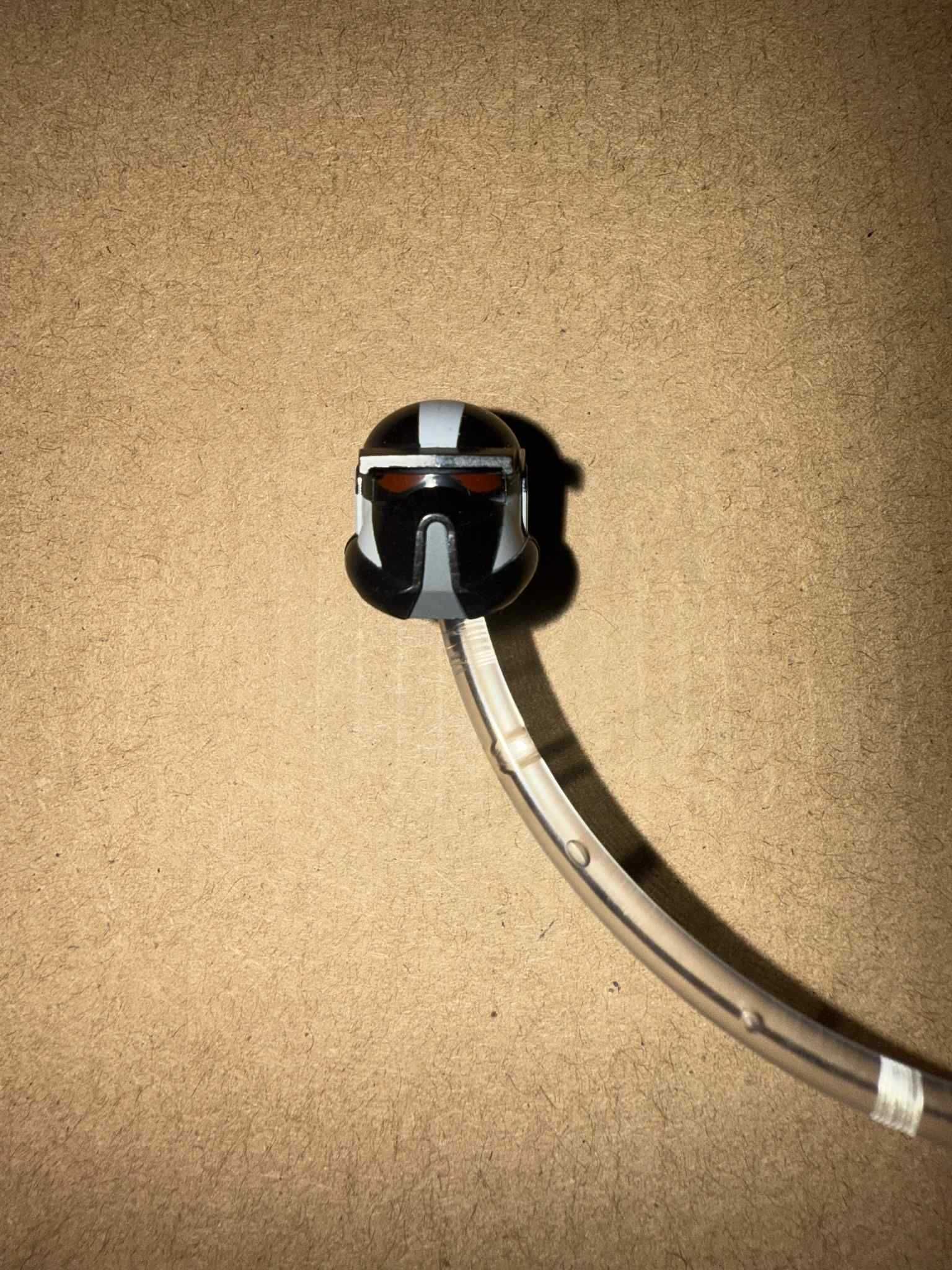 Lego Star Wars Clone Army Customs - Driver Shadow Helmet BLACK