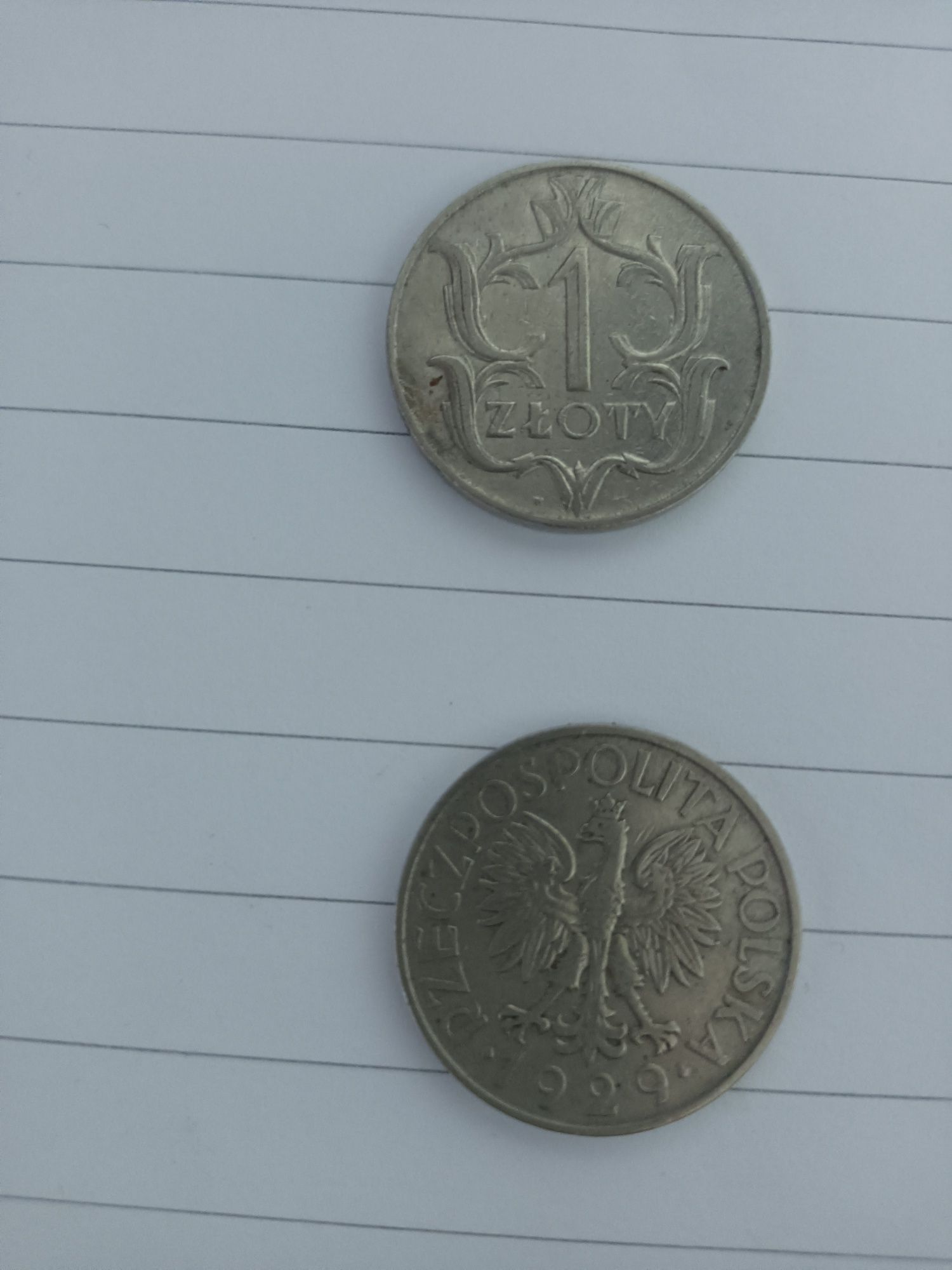 Kolekcjonerska moneta z 1929 1 zł