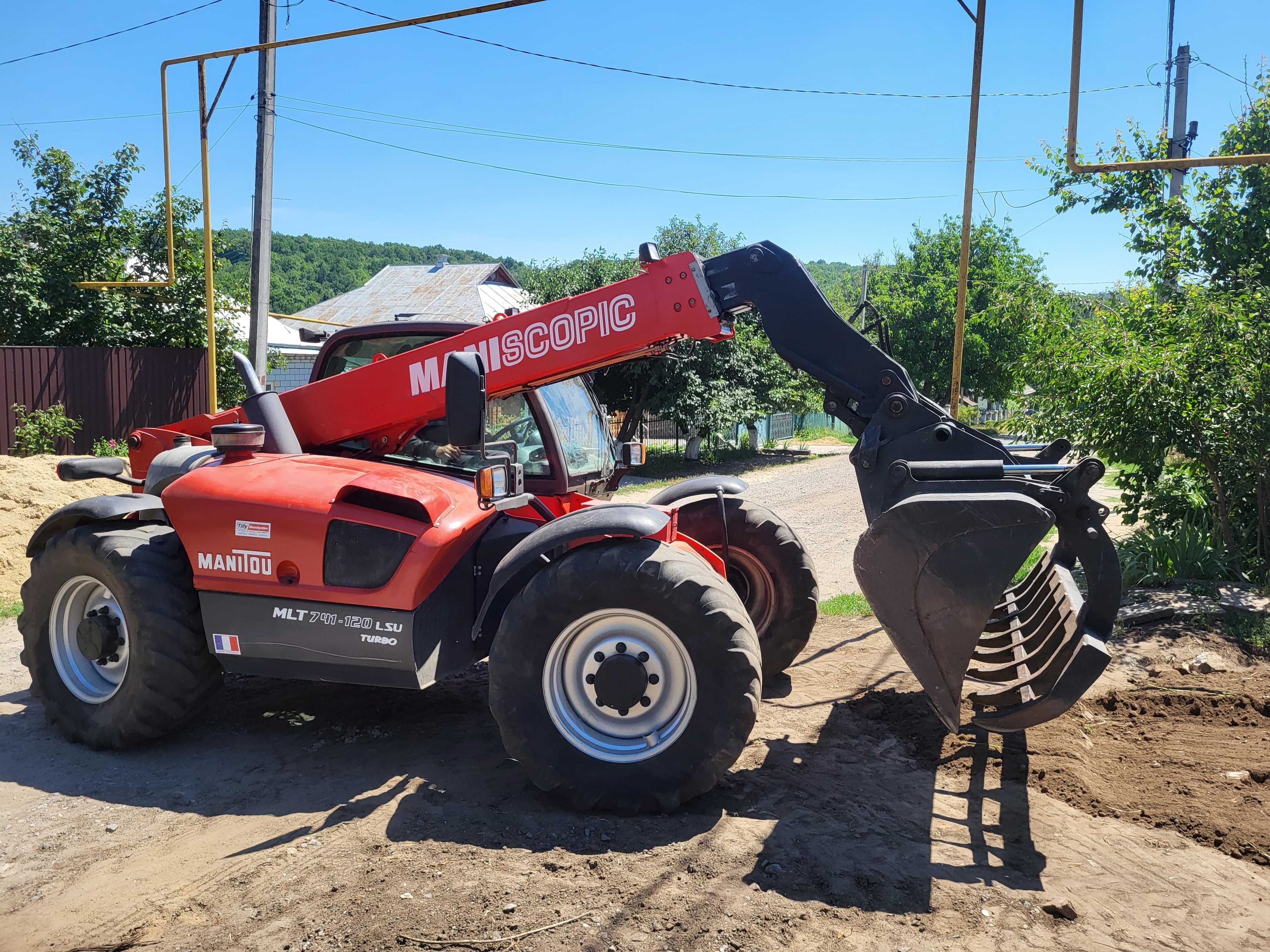 Оренда телескопiчного навантажувача Manitou(Манiту)
