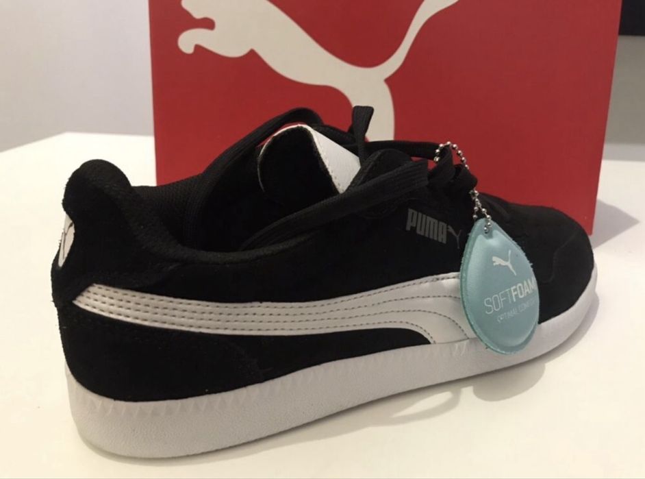 Puma Icra Trainer SD czarno białe buty nowe rozm. 42