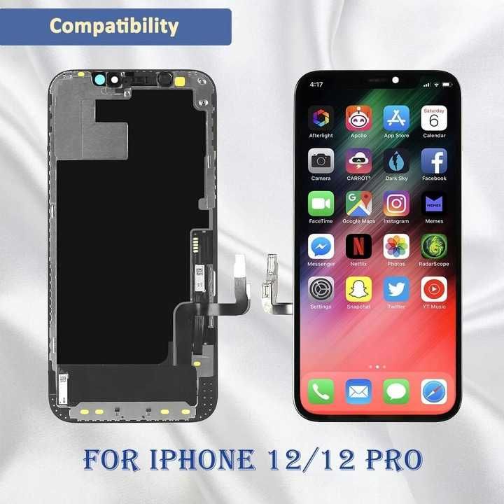 Wyświetlacz LCD Yodoit do iPhone 12 / 12 Pro 6,1" z digitizerem