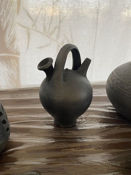 Peças  de louça preta / Olaria de Barro Negro