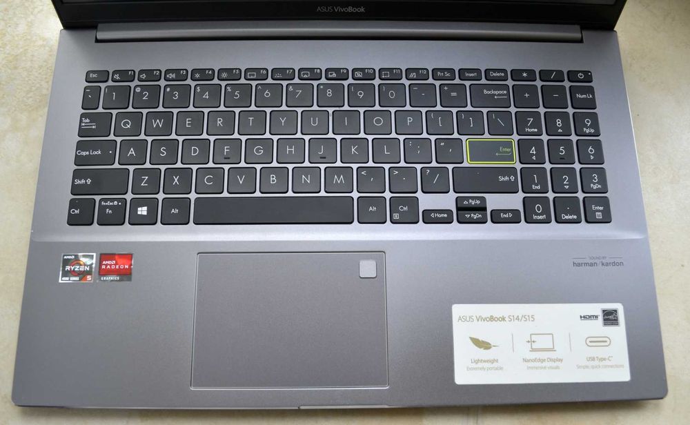 Laptop/Vivobook/Asus S 15/Ryzen 5/8GB/256GB