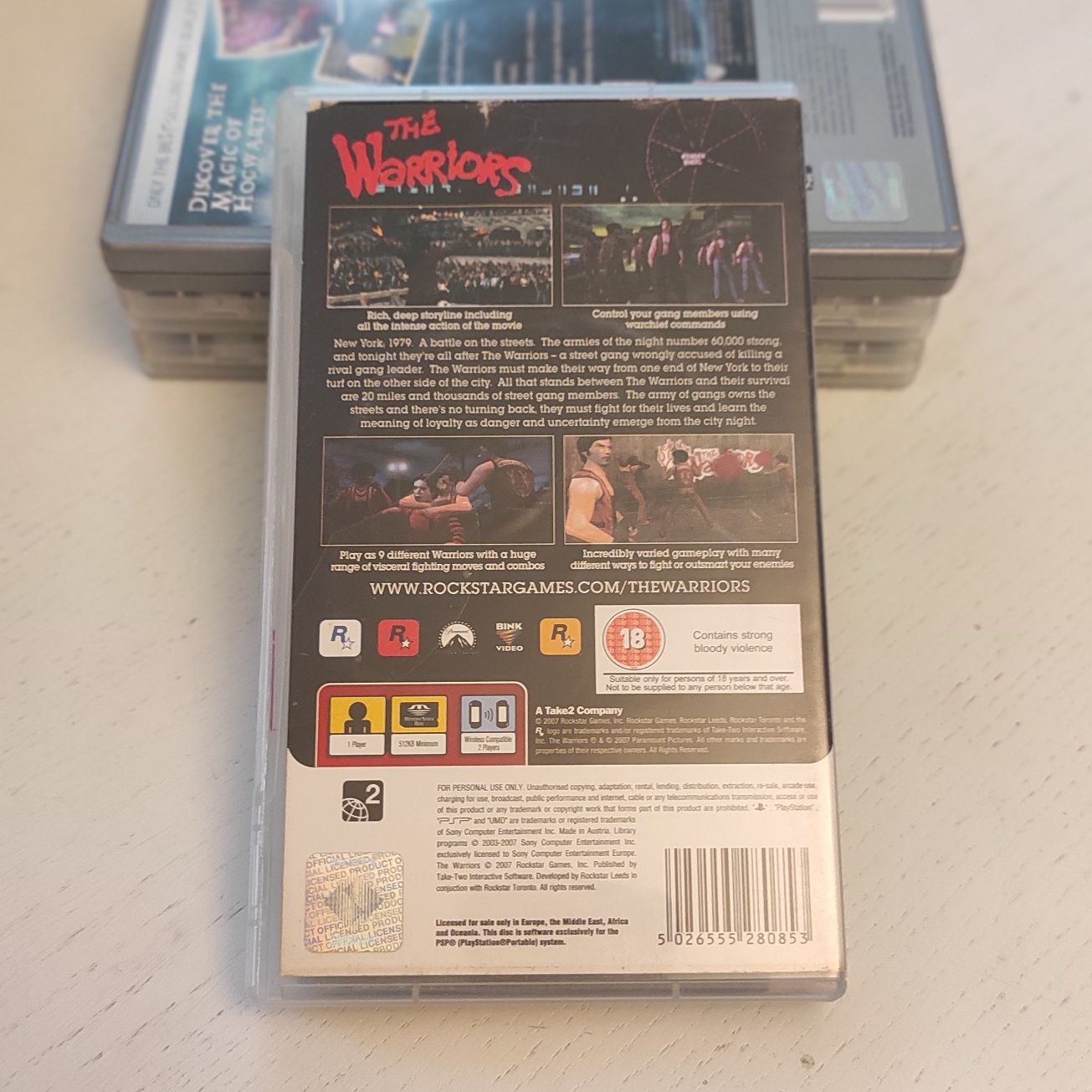 PSP The Warriors Pierwsze Wydanie