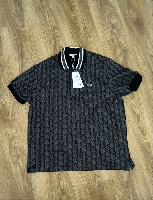 Koszulka polo z żakardowym monogramem Classic Fit