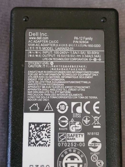 Блок живлення на ноутбук DEL