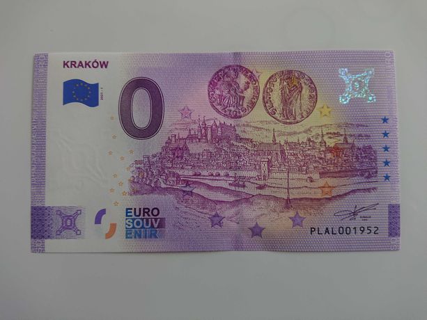 Banknot 0 euro Kraków