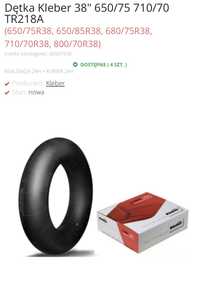 Kleber 650/75 r 38 nowe.