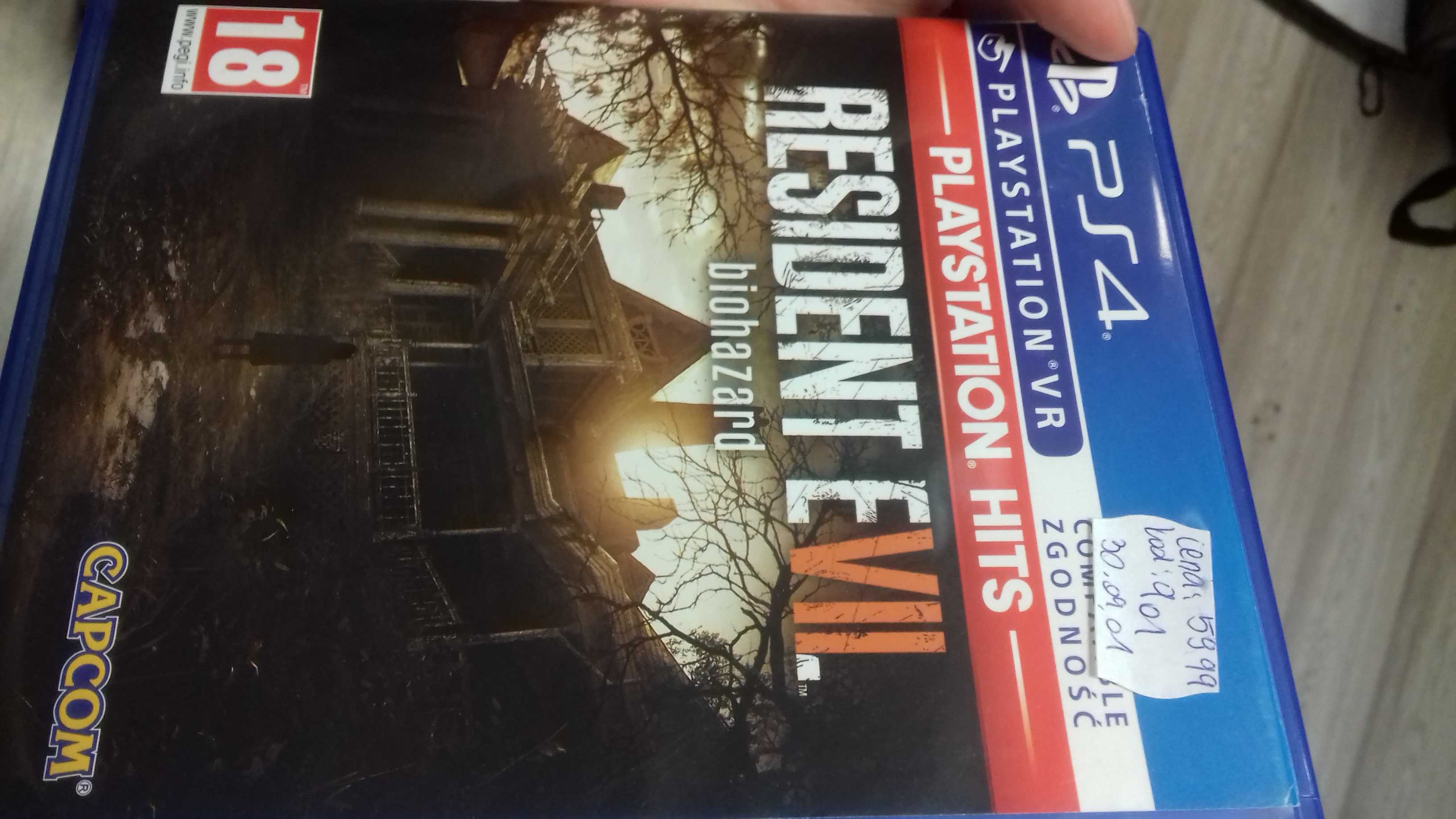 resident evil biohazard PS4, sklep tychy, wymiana