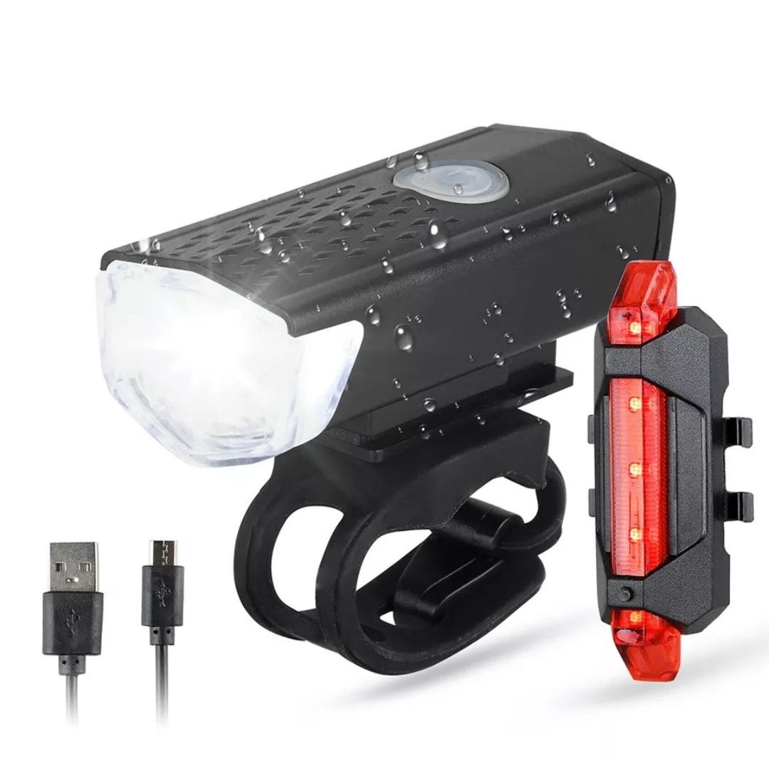 Kit de luzes para bicicleta