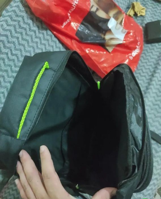 Чёрный рюкзак новый