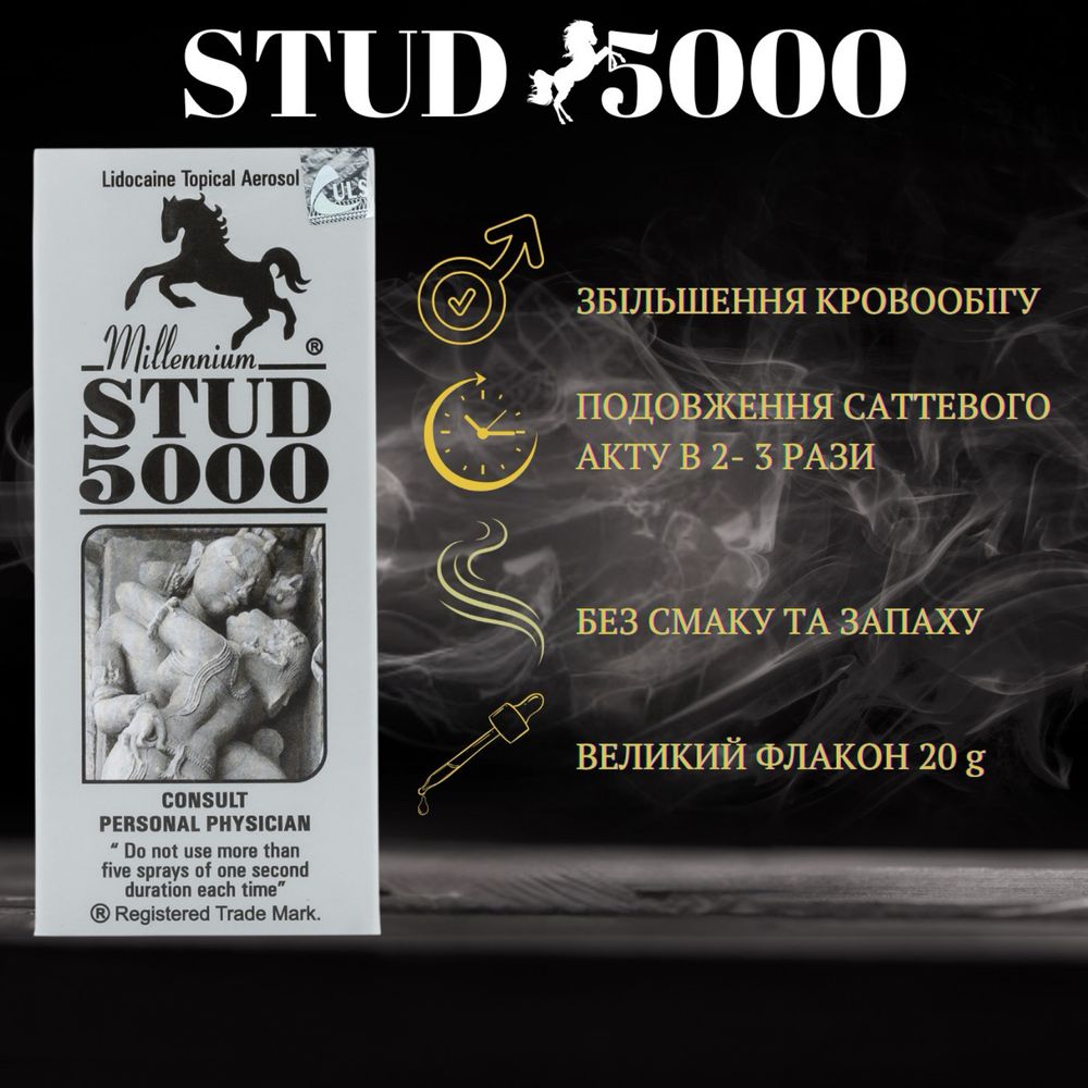 Спрей пролонгатор Stud 5000 для продления сеksa 20ml