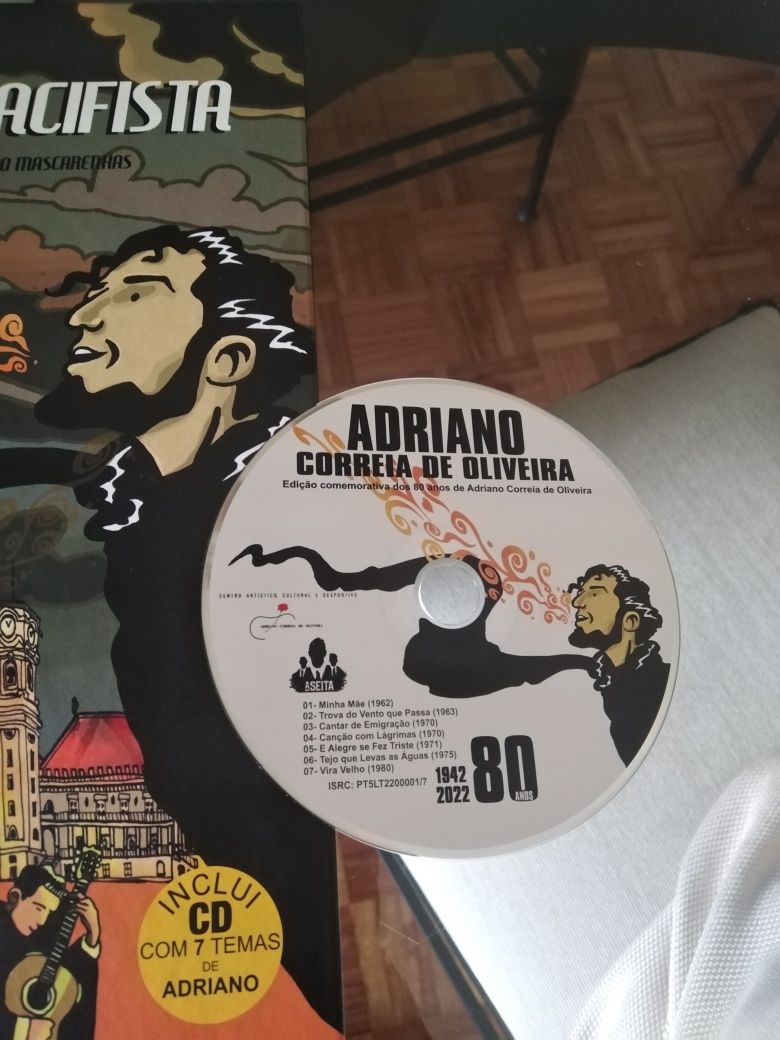 Histórias de Adriano Correia de Oliveira +CD músicas, novo, portes inc