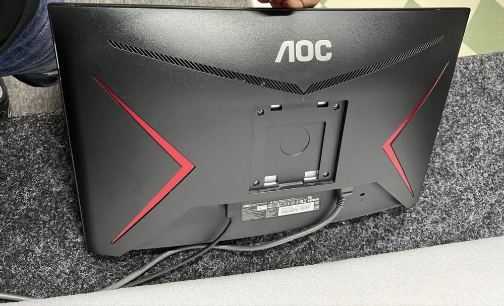 Монітор ігровий 24» дюйма AOC C24G2AE – 165Hz, FHD VA