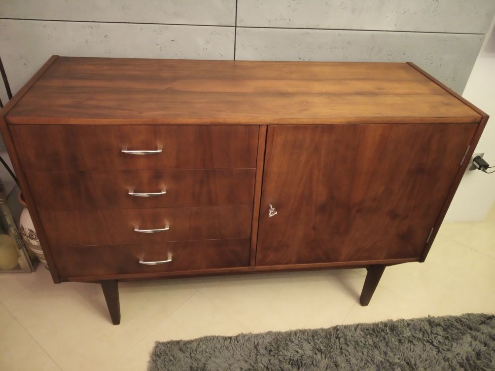 Komoda mat RTV szafka nowa PRL sideboard Almi Decor