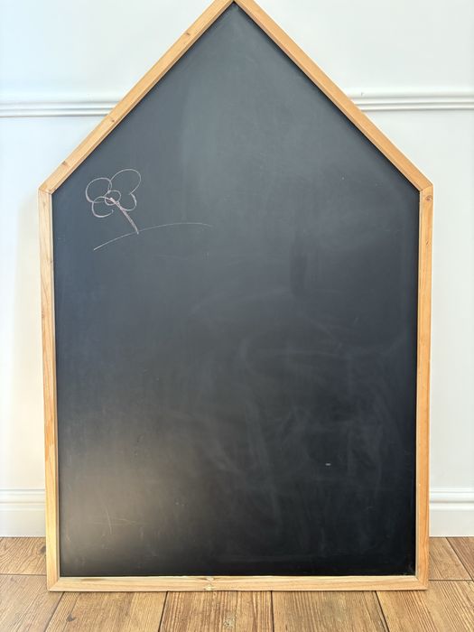 Tablica kredowa domek duża