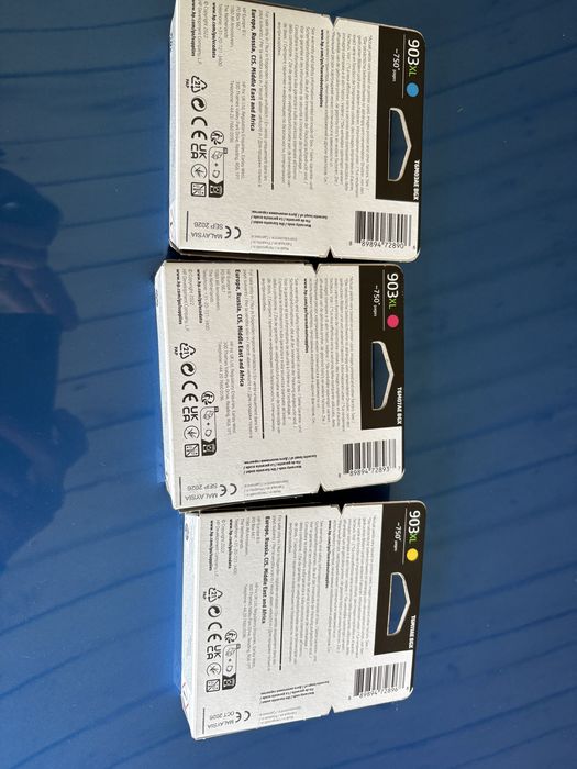 Картриджі нові Hp original 903 xl cyan, 903 xl magenta, 903xl yellow