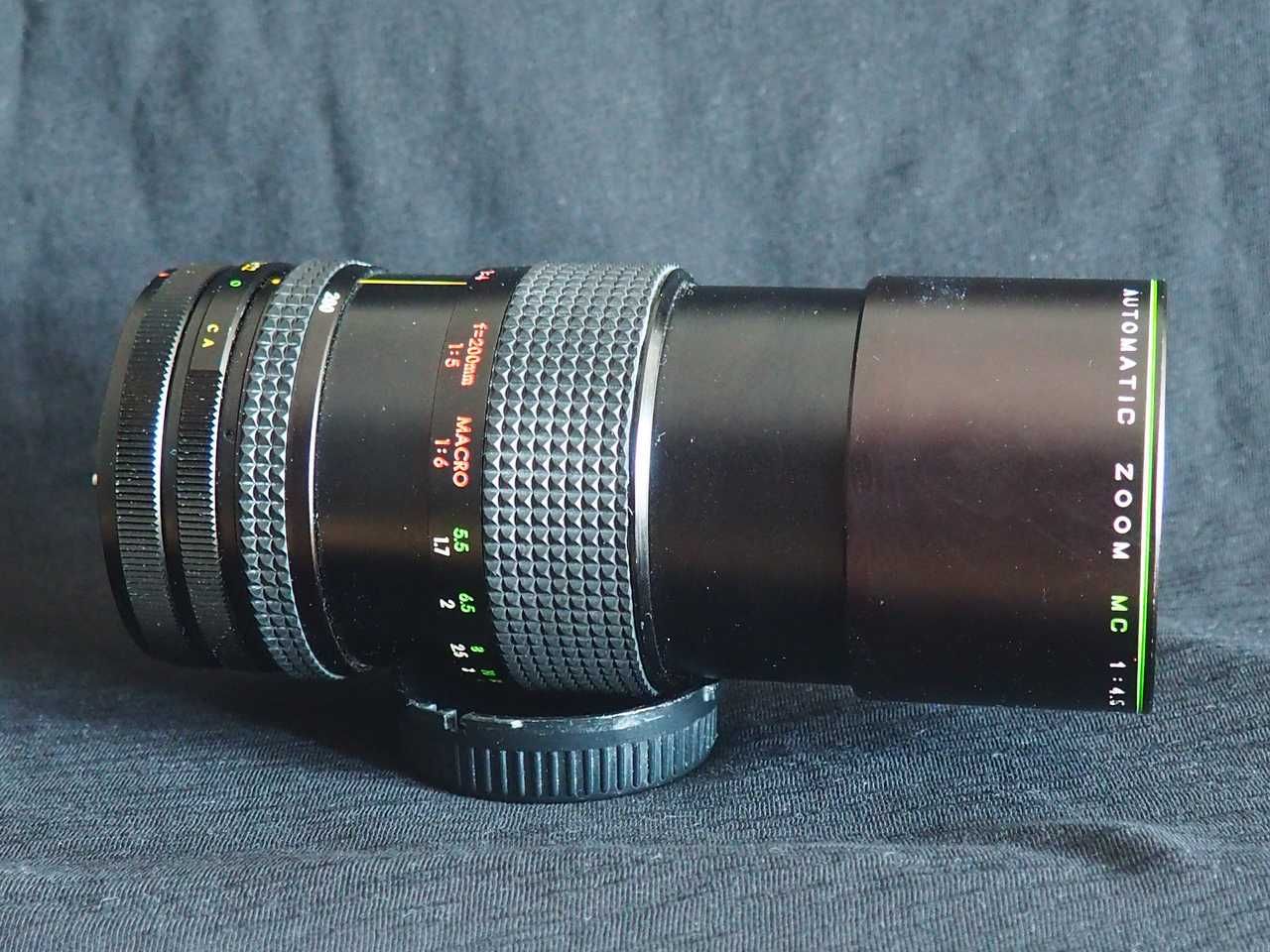 Obiektyw Hanimex Automatic Zoom MC 80-200mm f4,5.