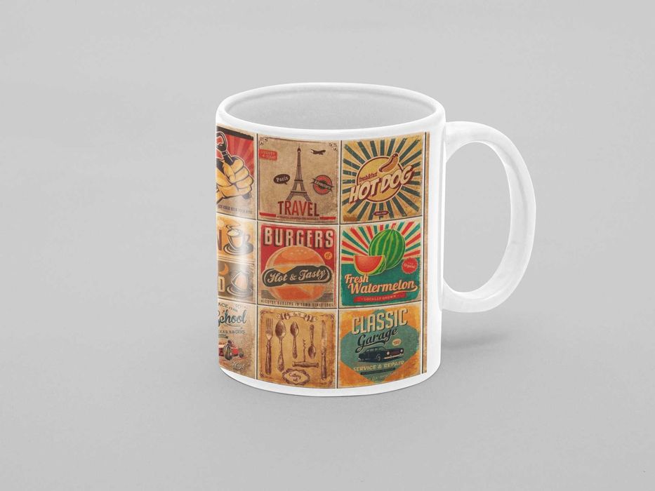 Caneca Personaliza Tema Conjunto de Heróis #5008