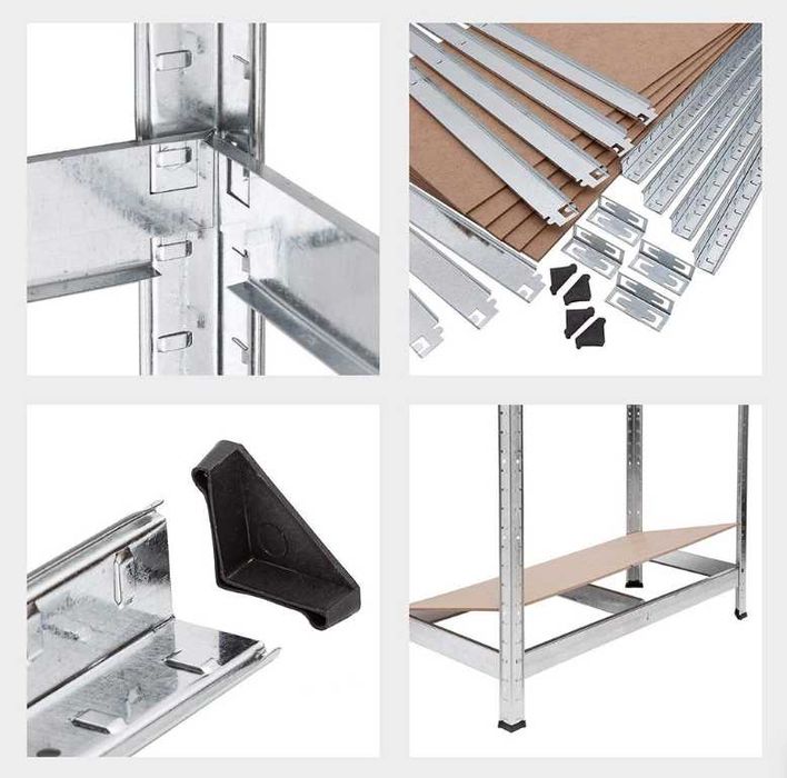 Акція! Нові посилені стелажі Siker та Metkas полиці з мдф/дсп/метал.