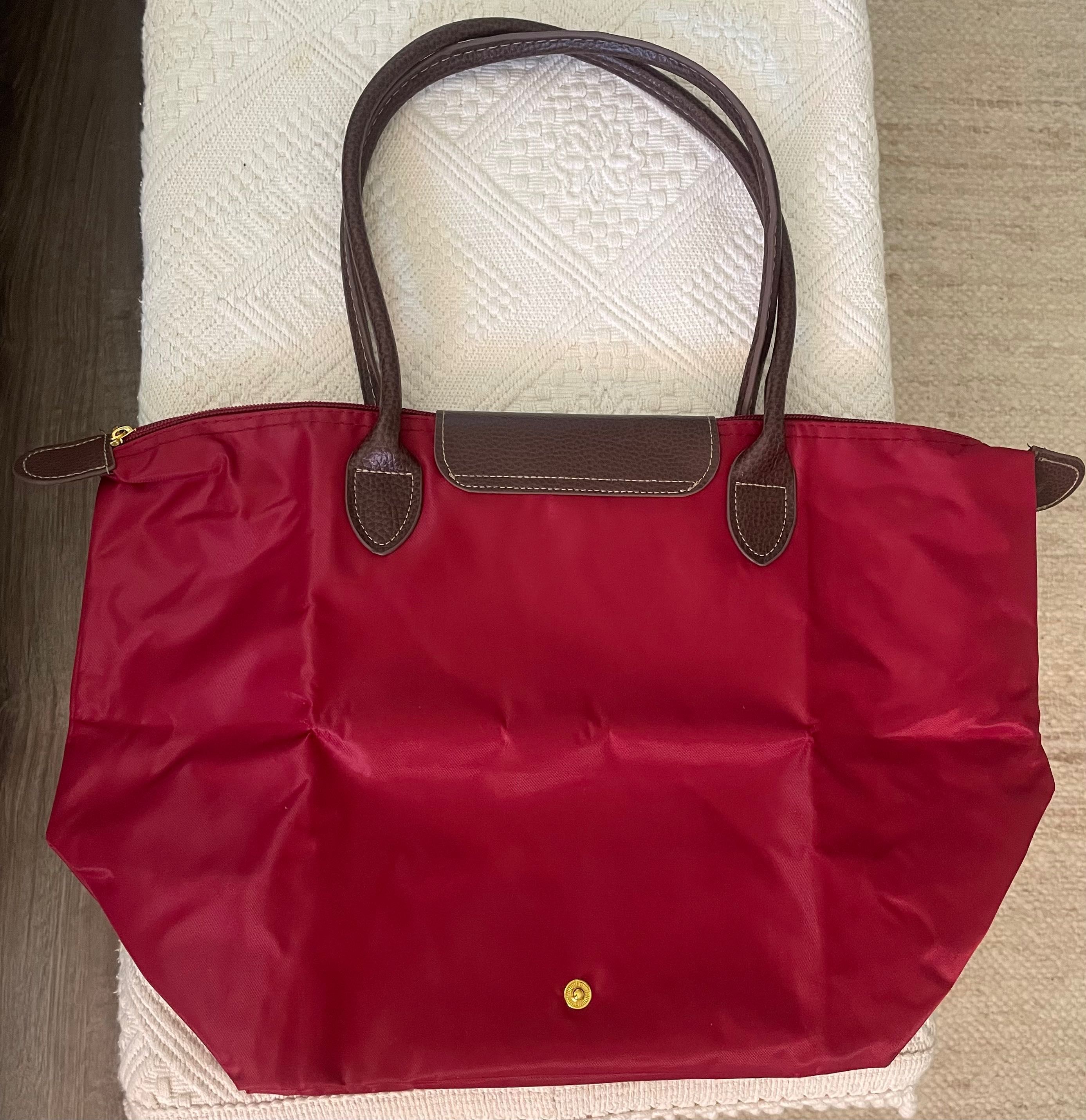 Mala ombro burgundy