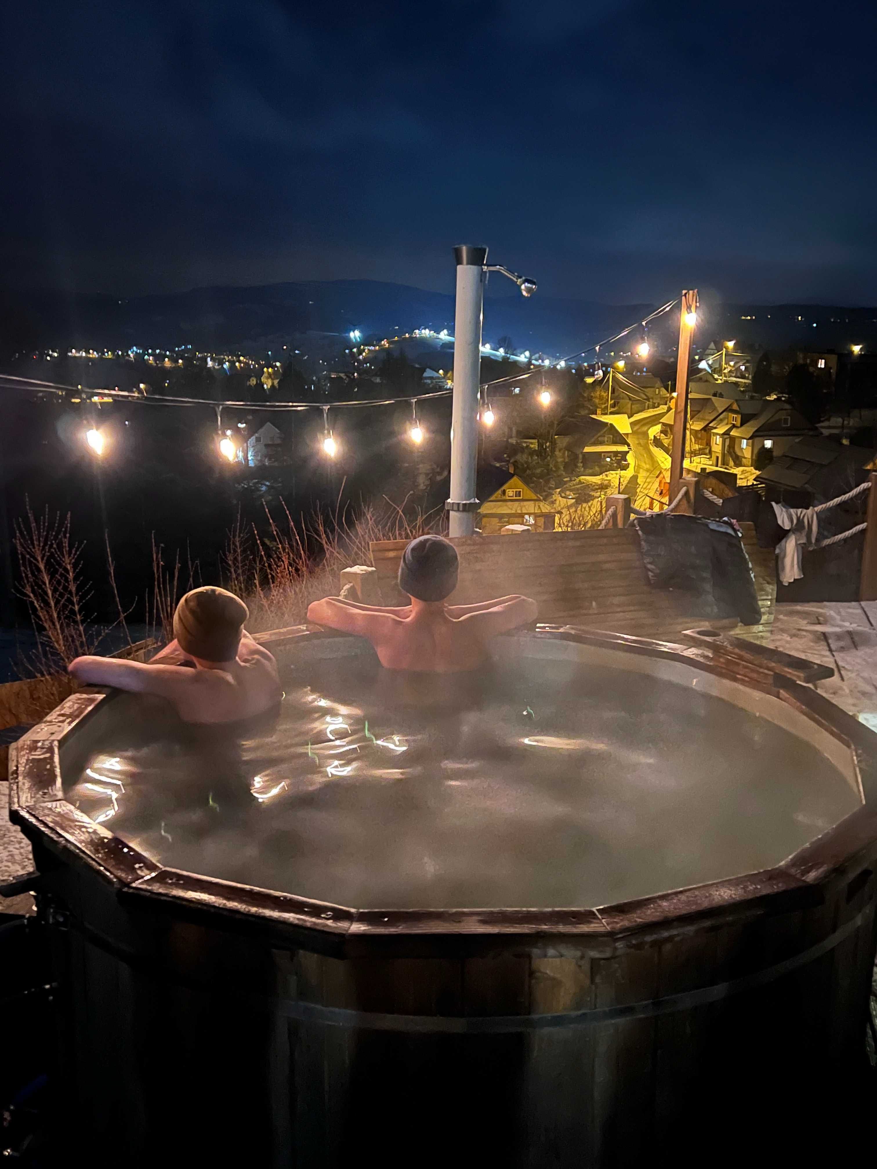 Majówka Domek w górach Wakacje Koniaków Beskidy Balia Jacuzzi Sauna