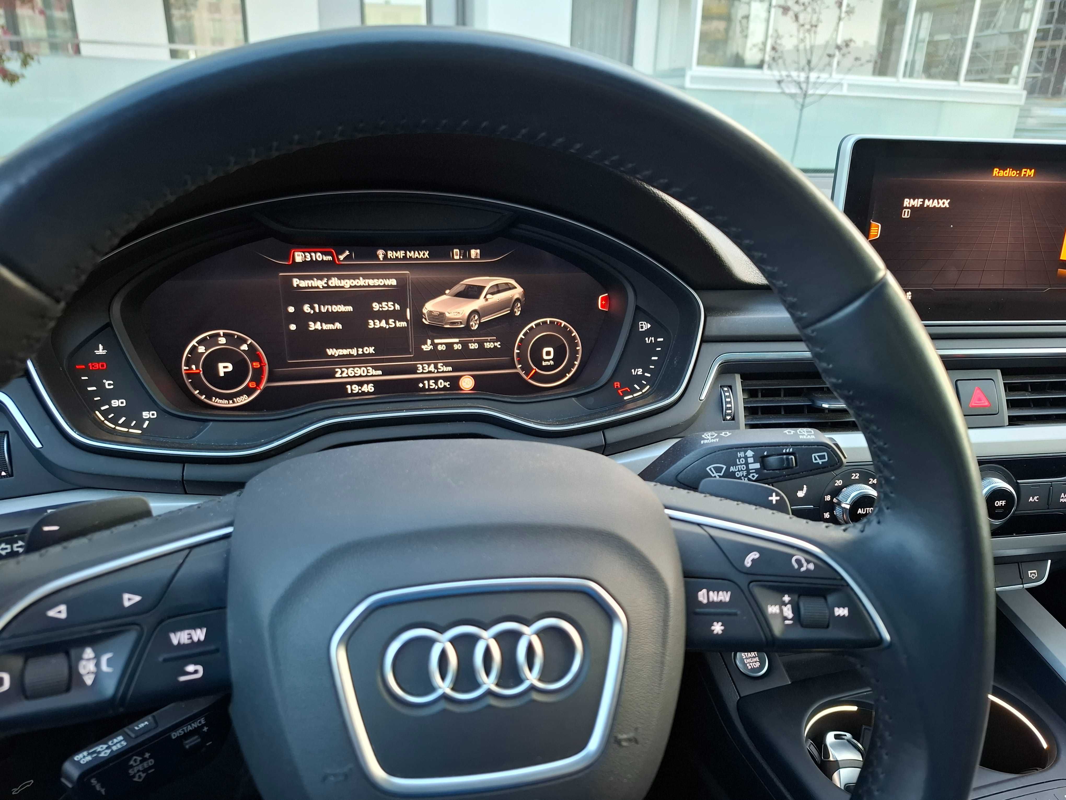 Audi A4 B9 2019r led automat virtual masaże