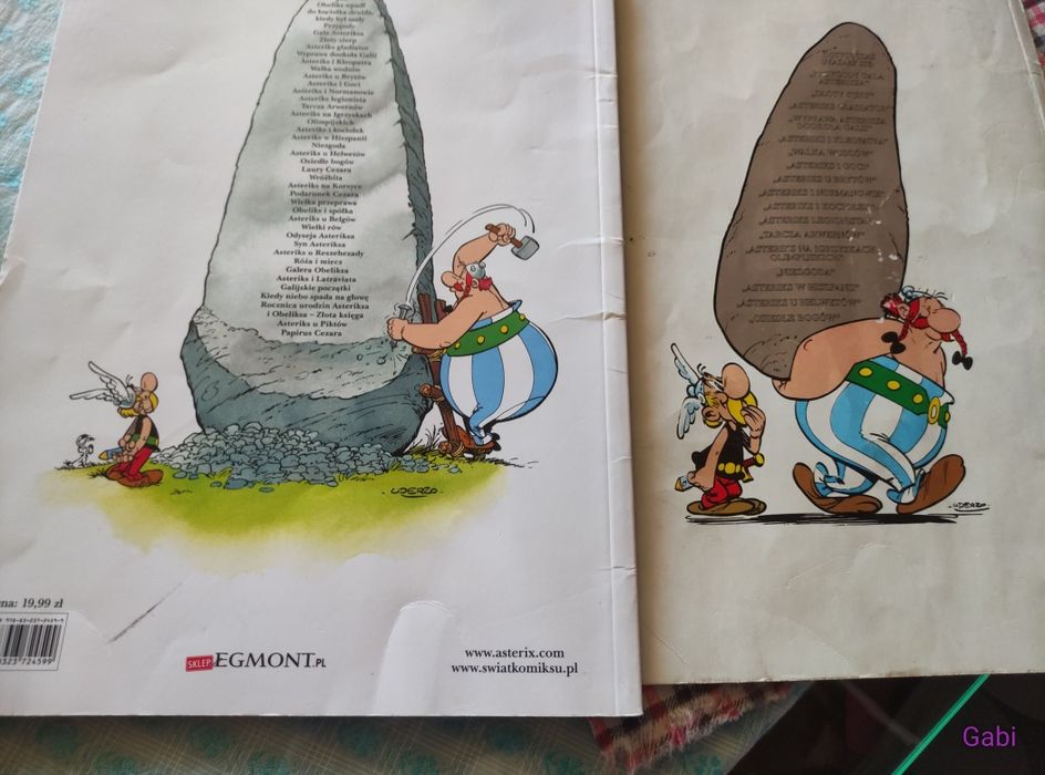 Asterix i Obelix komiksy.