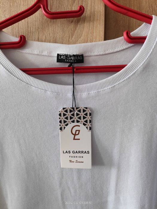 Koszulka prążkowana oversize basic