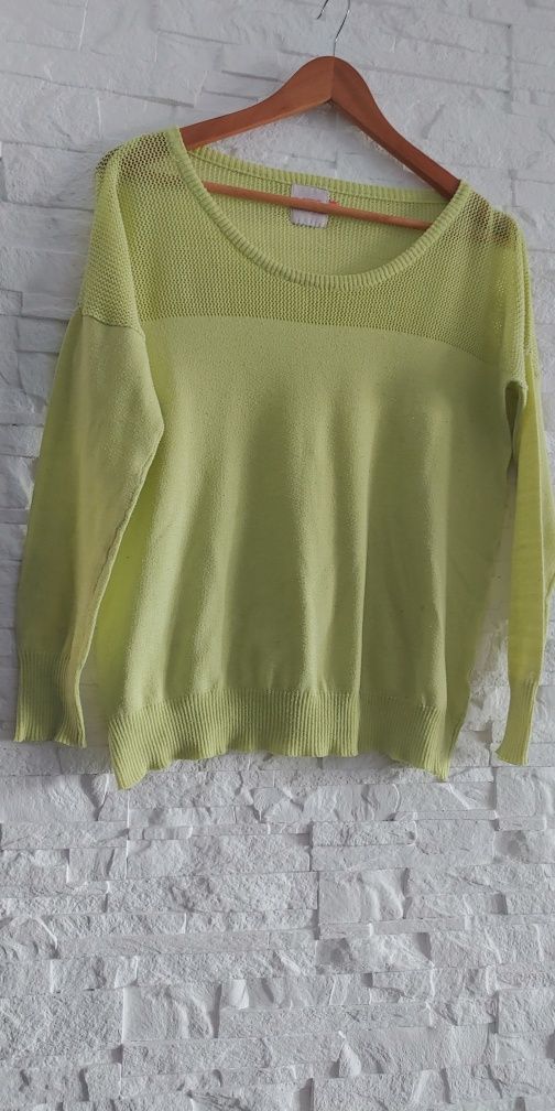 Sweter cytrynowy M