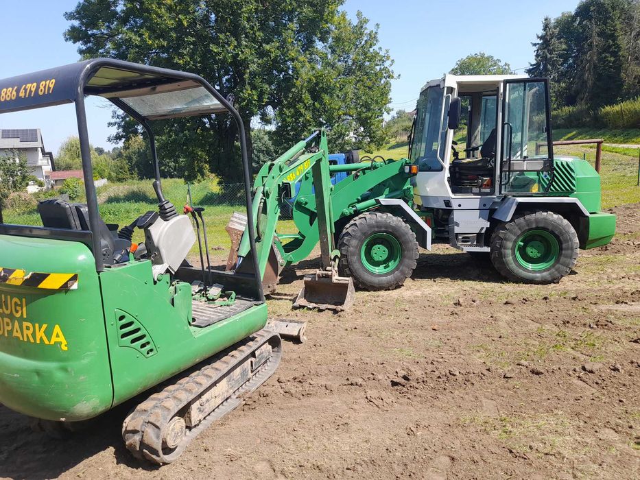 Usługi minikoparką/ładowarką/wywrotką 3,5 T