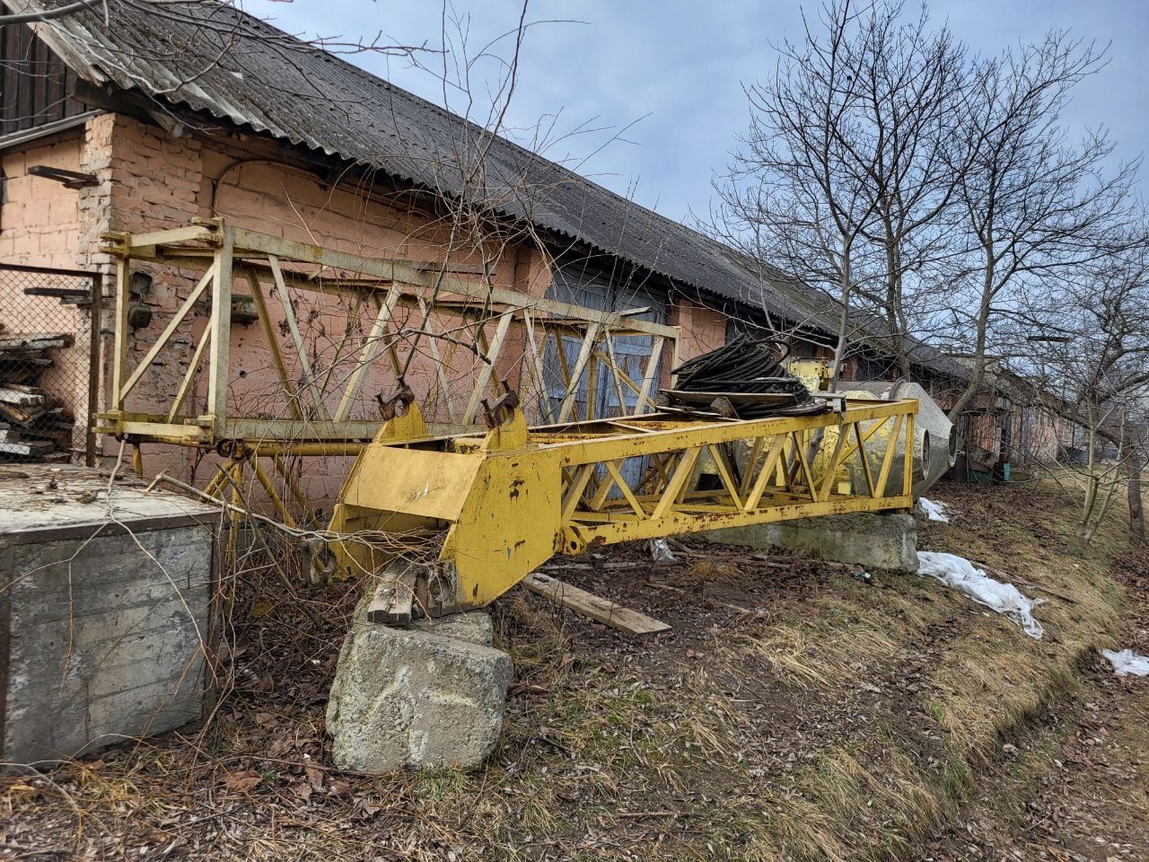 Кран піонер та 
Стріла