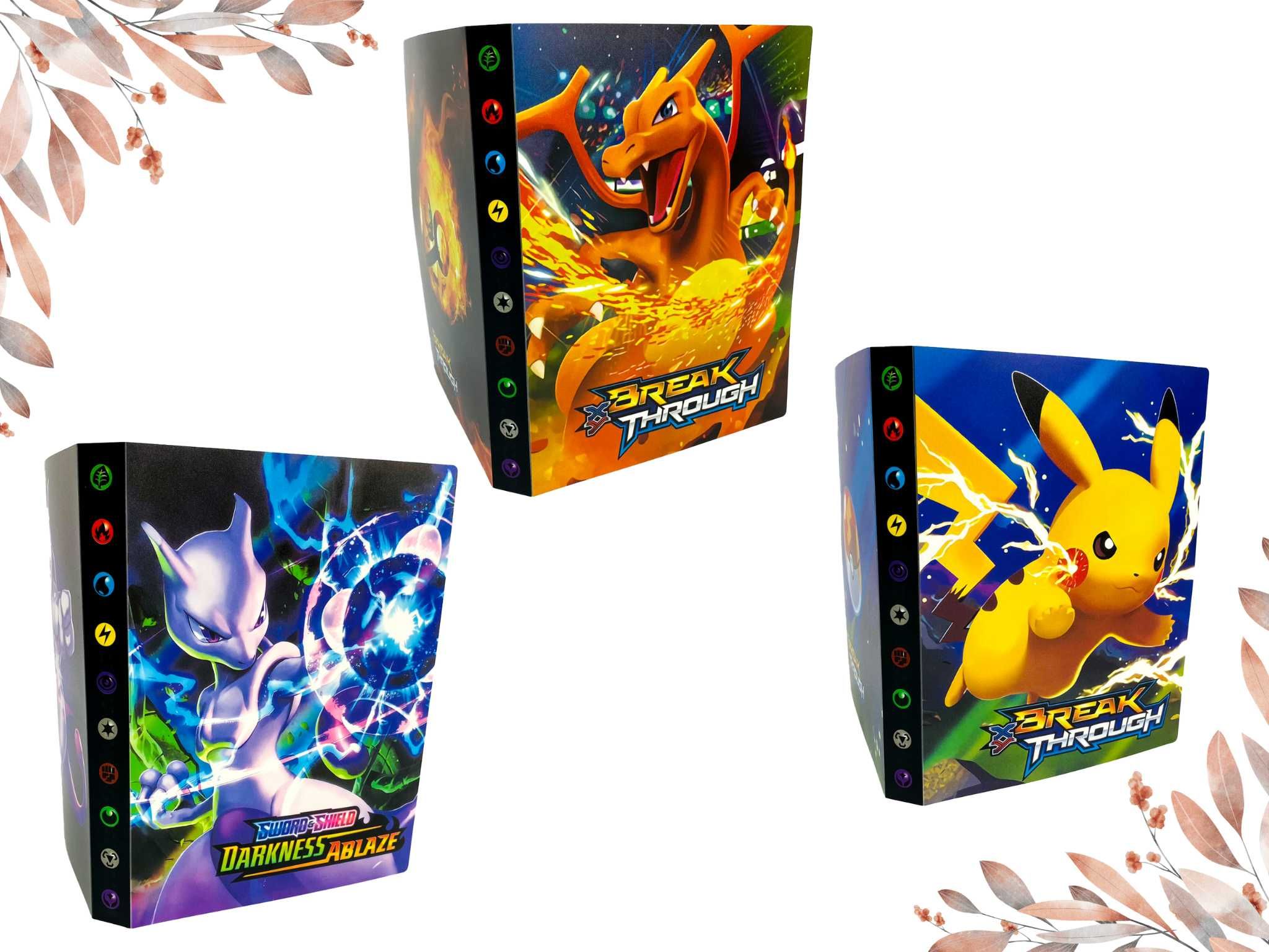 Kolorowy BOX Pokemon Świąteczny Komplet 3w1