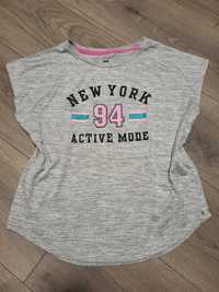 H&M 146 152 szara koszulka sportowa New York