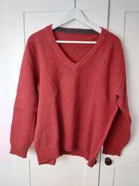Sweter męski czerwony