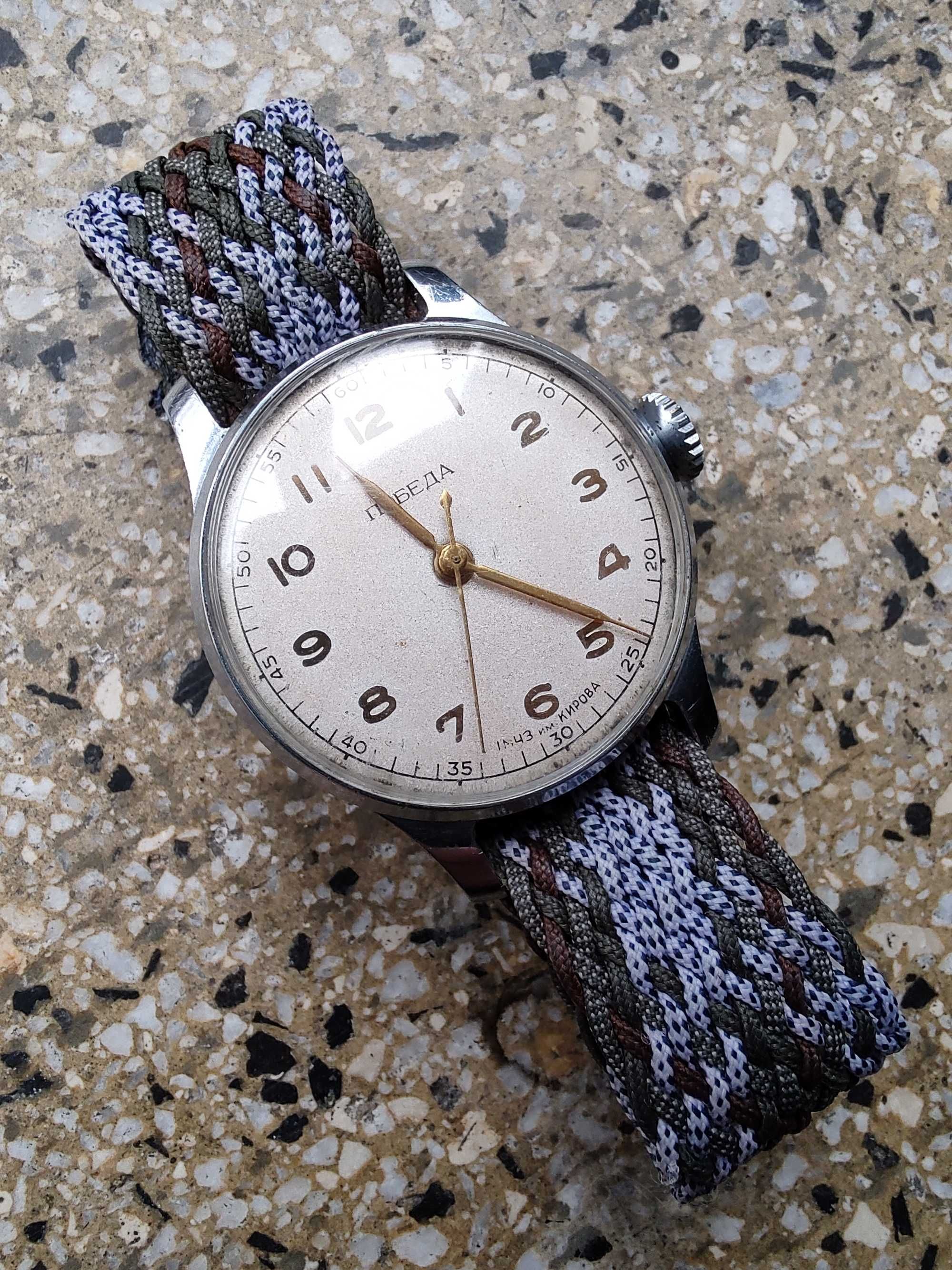 Zegarek mechaniczny Pabieda (Pobeda, Pabeda, Побєда) - lata '60