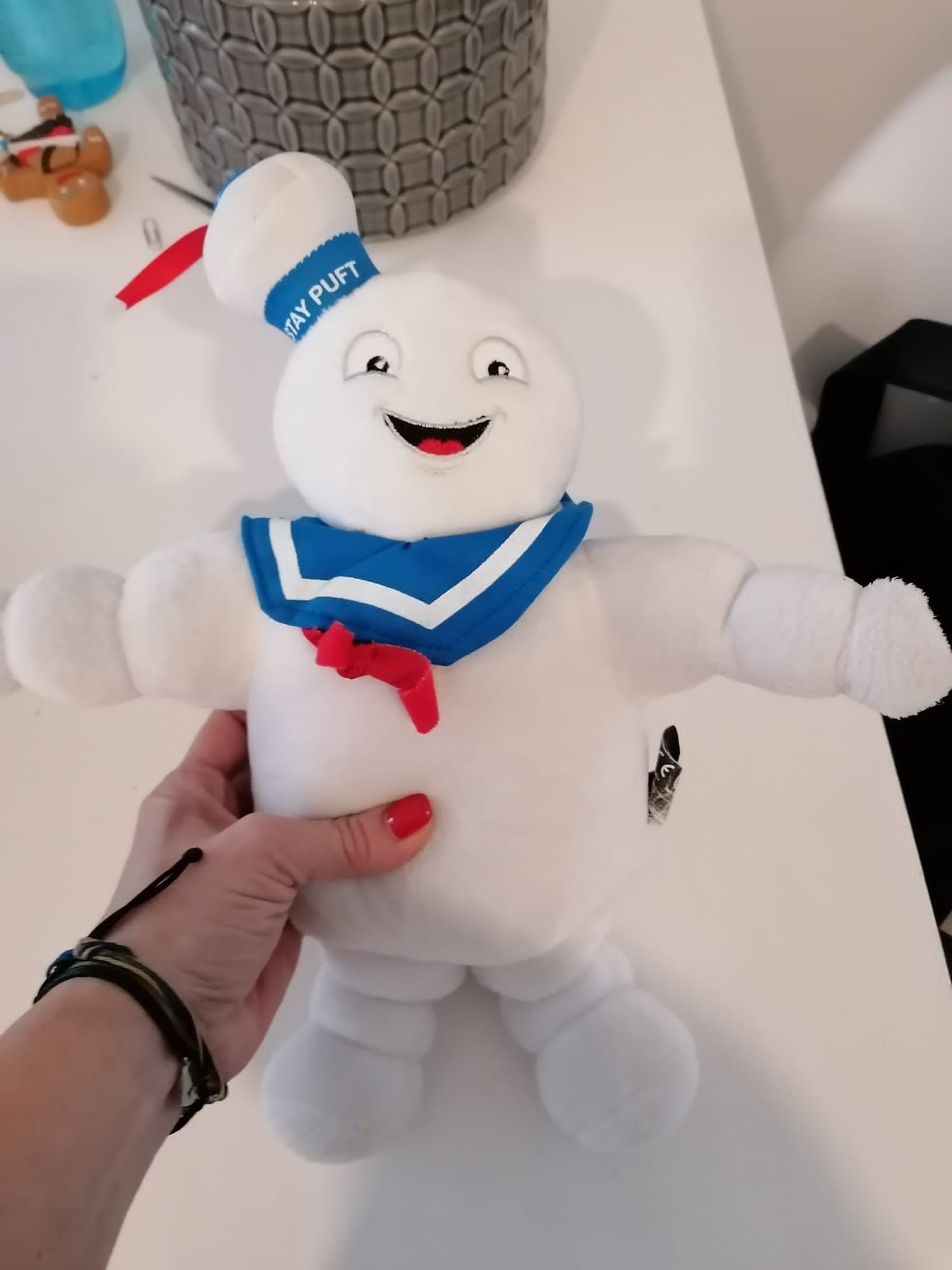 Peluche dos ghostbusters, marshmallow man