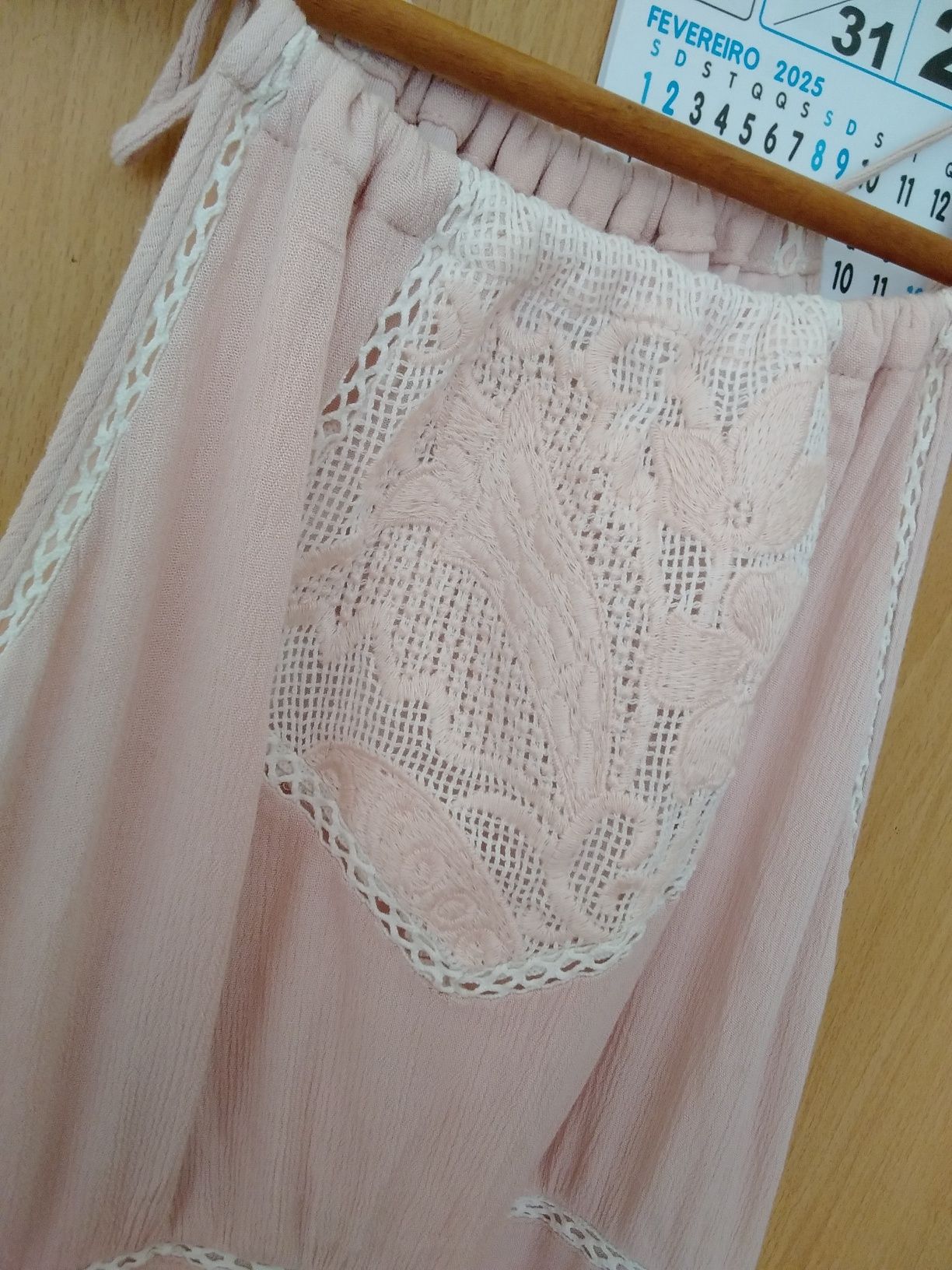 Vestido ANANY rosa tam. S
