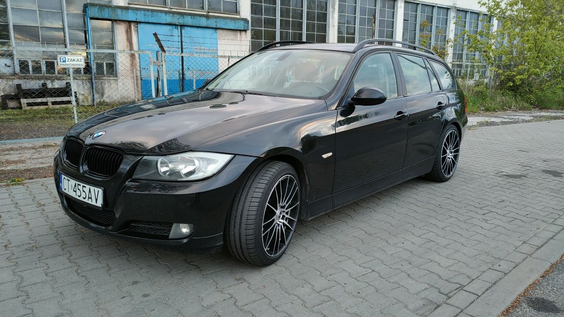 BMW seria 3 E91 320d 2007r m47 163km navi skóry hak