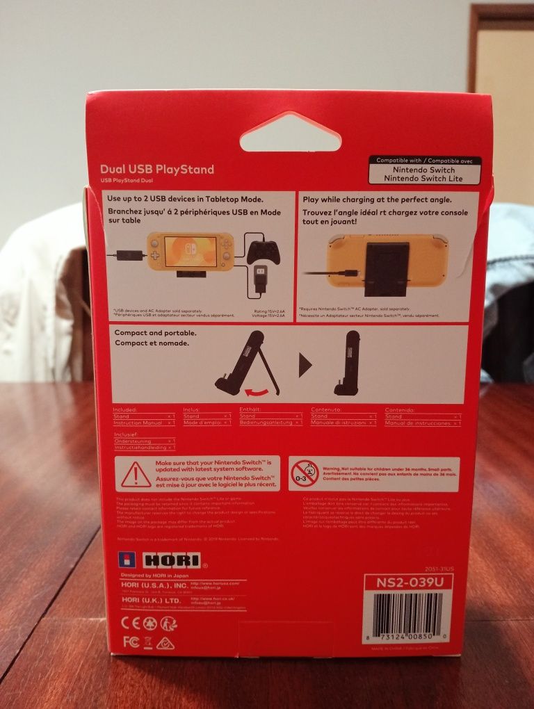 Dock/suporte para switch lite para jogarem dois jogadores
