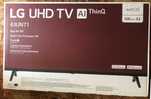 4K UHD телевизор LG 43UN71006LB на запчасти или под восстановление